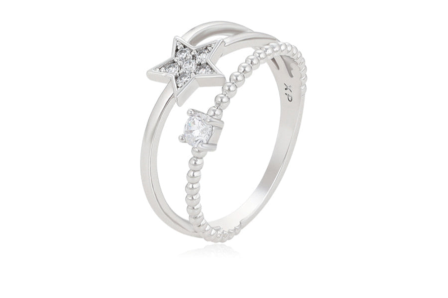 Celestial Elegance Starry Ring